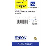 Epson C13T789440 - Tóner para impresoras láser, 4000 páginas, Color Amarillo