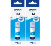 Epson Cartouche d Encre Ecotank 113 Cyan (Paquete de 2)