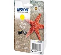 Epson Cartucho de Tinta Original XP-2100, 3100, 4100 / WF-2830DWF, 2850DW - Nº 603 Amarillo (10 Unidades)