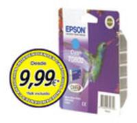 Epson cartucho de tinta t0802 cyan 7,4ml válido para los modelos styl