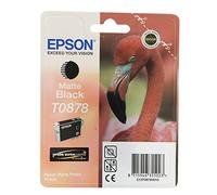 Epson Cartucho T0878 Negro Mate - Cartucho de Tinta para impresoras (Negro, 1 ml, Inyección de Tinta) No