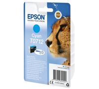 Epson - Cheetah Cartucho T0712 cian (etiqueta RF)