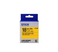 Epson cinta color pastel - lk-5ybp negro/amarillo pastel 18/9