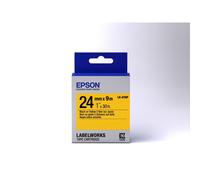 Epson - Cinta color pastel - LK-6YBP negro/amarillo pastel 24/9
