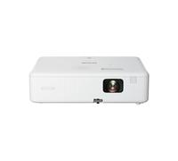 Epson CO-W01 | Proyector WXGA económico | 3LCD | 3000 lúmenes ANSI | Pantallas de hasta 378″ | Fácil configuración | Corrección Keystone | HDMI | Uso doméstico y en Oficina | Blanco