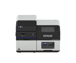 Epson ColorWorks C8000e, matte black ink, Cúter, Disp., USB, Ethernet, Kit (USB), negro, gris