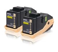 Epson Doble cartucho de tóner amarillo 7.5kx2
