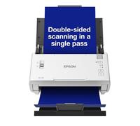 Epson DS-410 600 x 600 DPI ADF + Manual feed scanner Negro, Blanco A4 - Escáner (215,9 x 3048 mm, 600 x 600 DPI, 26 ppm, 10 bit, 8 bit, 26 ppm)
