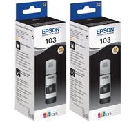 Epson EcoTank 103 Botella de Tinta Original Negro (Paquete de 2)