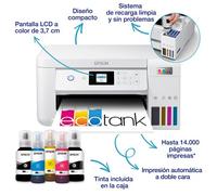 Epson EcoTank Impresora multifunción ET-2856 A4 con depósito de tinta, conexión Wi-Fi