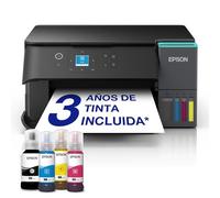 Epson EcoTank ET-2955 Impresora de Depósito de Tinta | para Uso Intensivo en Hogar | Wi-Fi | A4 | Imprimir, Copiar, Escanear | Pantalla LCD 3,7cm | Imprime a Doble Cara | Tinta Incluida para 3 Años