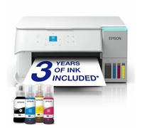 Epson EcoTank ET-2959 A4 - Impresora de inyección de tinta inalámbrica todo en uno con Wi-Fi, impresión, escaneo y copia, sistema EcoTank sin cartucho, color blanco