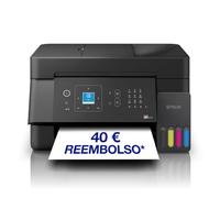 Epson EcoTank ET-4900 | Wi-Fi y Ethernet | A4 | Impresión, Copia, escaneado y fax | Pantalla LCD | Alimentador automático de Documentos de 30 páginas | Compacto | Incluye hasta 3 años de Tinta