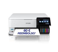 Epson EcoTank ET-8500 Impresora de Depósito de Tinta | Impresión Fotográfica | Tintas 6 Colores | Wi-Fi | A4 | Imprimir, Copiar, Escanear | Pantalla Táctil 10,9 cm | Alimentación Trasera