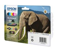 Epson Elephant Multipack 6-colours 24XL Claria Photo HD Ink
