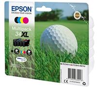 Epson golf ball multipack 4-colours 34xl durabrite ultra ink