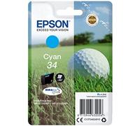 Epson golf ball singlepack cyan 34 durabrite ultra ink