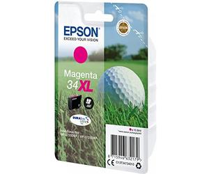 Epson golf ball singlepack magenta 34xl durabrite ultra ink