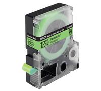 Epson LC-4GBF9 cinta negro sobre verde fluorescente 12 mm (original)