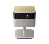 Epson Lifestudio Flex - EF-72: un elegante proyector inteligente 4K Roble, proyector inteligente 4K con sonido de Bose, Google TV y soporte ajustable, aplicación Epson Projection Studio
