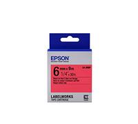 Epson - Lk-2rbp - cintas para impresoras de etiquetas (negro sobre rojo, labelworks lw-1000p labelworks lw-300 labelworks lw-400 labelworks lw-400vp labelworks lw-600p, ampolla)