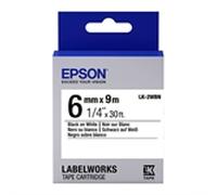 Epson LK-2WBN Cinta estandar negro sobre blanco 6mm (C53S652003)