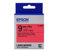Epson LK-3RBP cinta negro sobre rojo pastel 9mm (C53S653001)
