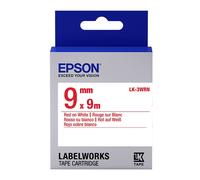 Epson LK-3WRN cinta rojo sobre blanco 9 mm (original)