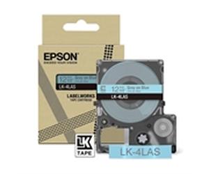 Epson LK-4LAS cinta gris sobre azul 12mm