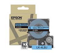 Epson LK-4LBJ cinta mate negro sobre azul 12 mm (original)