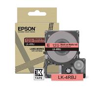 Epson LK-4RBJ cinta mate negro sobre rojo 12 mm (original)