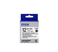 Epson - Lk-4tbw - cintas para impresoras de etiquetas (negro sobre transparente, labelworks lw-1000p labelworks lw-300 labelworks lw-400 labelworks lw-400vp labelworks lw-600p, ampolla)