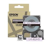 Epson LK-4UAS cinta gris sobre lavanda 12 mm (original)