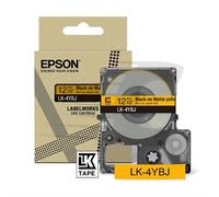 Epson Cinta adhesiva LabelWorks LK-4YBJ – Compatible LW-C410/LW-C613 – 12 mm amarillo/negro mate