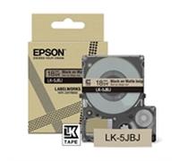 Epson LK-5JBJ cinta mate negro sobre beige 18mm