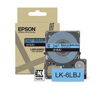 Epson LK-6LBJ cinta mate negro sobre azul 24mm