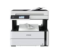 Epson M3180 EcoTank - Impresora multifuncional 4 en 1, color blanco y negro