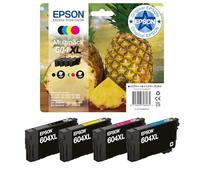 Epson 604XL cartucho de tinta 4 pieza(s) Original Alto rendimiento (XL) Negro, Cian, Magenta, Amarillo