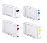 Epson Multipack de Cartuchos de Tinta Originales Negro T41F5 + T41R2, T41R3, T41R4 Cian, Magenta, Amarillo para SureColor SC-T3400, SC-T3405, SC-T5400, SC-T5405