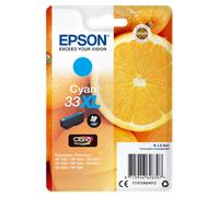 Epson oranges singlepack cyan 33xl claria premium ink