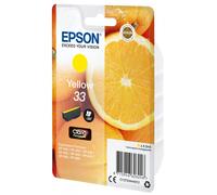 Epson - Oranges Singlepack Yellow 33 Claria Premium Ink - C13T33444012
