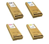 Epson Original T11D140 (T11D1) negro XL 69,9 ml + T11D2, T11D3, T11D4 cian, magenta, amarillo, color XL, 397 ml, cartuchos de tinta para Workforce-Pro WF-C5390, Workforce-Pro WF-C5390DW, WF-C5890