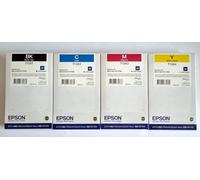Epson Original T13X1, T13X2, T13X3, T13X4, XL Set de cartuchos de tinta negro, cian, magenta, amarillo Multipack para Workforce Pro EP-C7000DW, C7000, C7100, C7100DWF