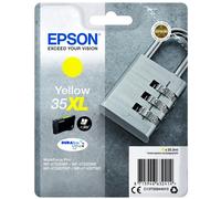 Epson padlock singlepack yellow 35xl durabrite ultra ink