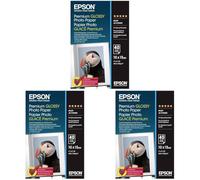 Epson, Papel fotográfico, 10x15 cm, 40 hojas (Paquete de 3)