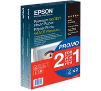 Epson Papel fotográfico brillante Premium 10x15 2 x 40 hojas 255 g/m² value pack