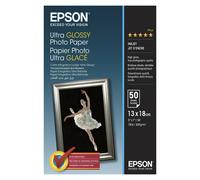 EPSON PAPEL FOTOGRÁFICO INKJET ULTRA BRILLANTE 50 HOJAS 13 X 18 300 GRAMOS
