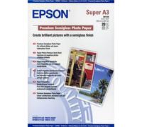 Epson Premium Semigloss Photo Paper, DIN A3+, 250 g/m², 20 hojas