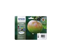 EPSON Paquete de 4 cartuchos de tinta V - Negro y tricolor - alta capacidad 11,2ml - 3 x 7ml - blister con alarma