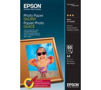 Epson Photo Paper Glossy A4 - Papel fotográfico brillante, 50 hojas